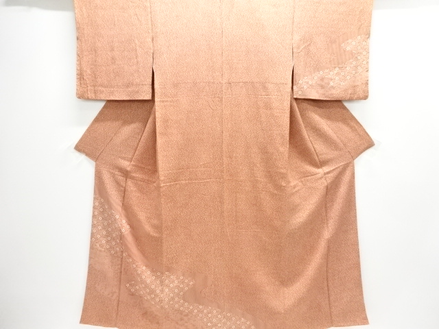 流水に花模様江戸小紋訪問着